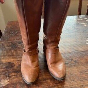 Liz Claiborne Brown Boots - Wide Leg Sz 9M